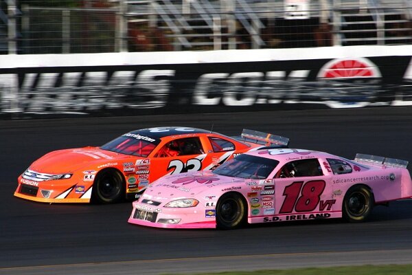 Aerodynamics plays a big role in ACT Late Model racing at New Hampshire Motor Speedway (Alan Ward photo)